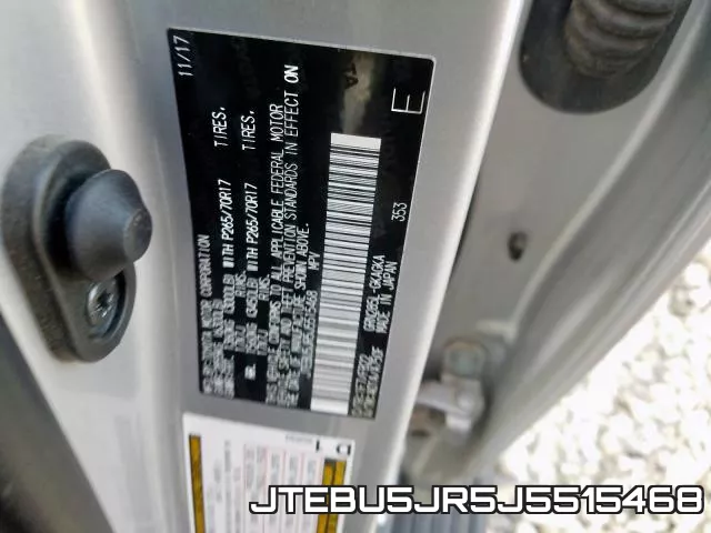 JTEBU5JR5J5515468 фото 2