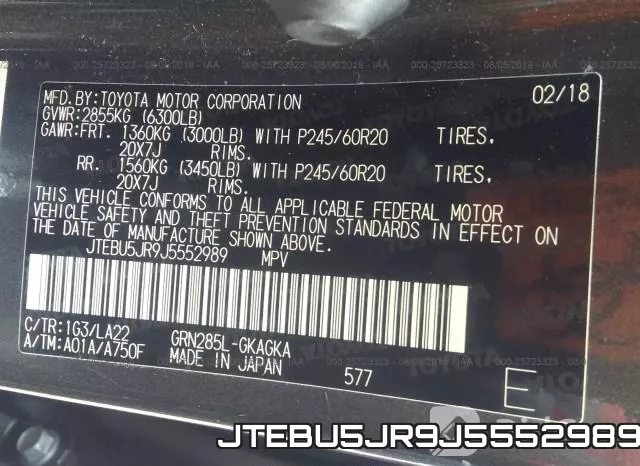 JTEBU5JR9J5552989 фото 10