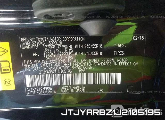 JTJYARBZ1J2105195 фото 10