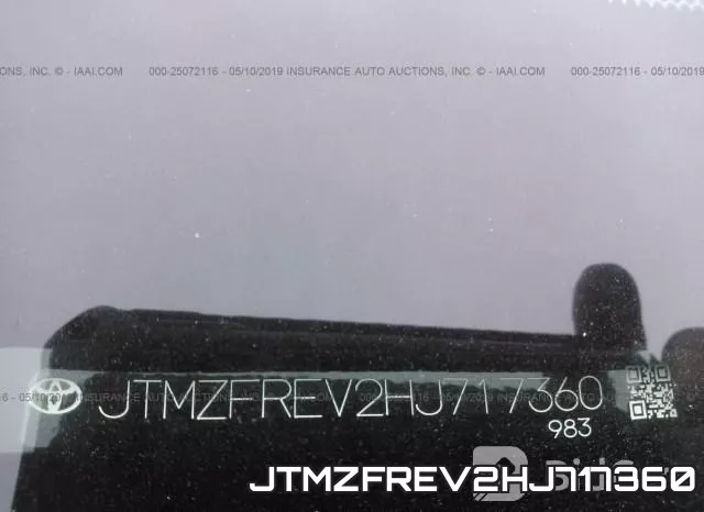 JTMZFREV2HJ717360 фото 10
