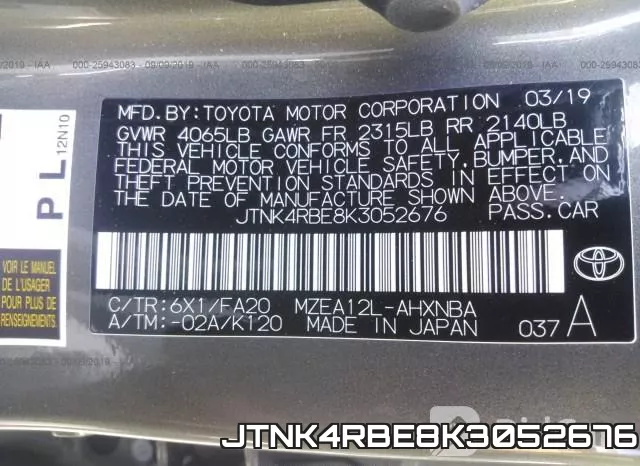 JTNK4RBE8K3052676 фото 10