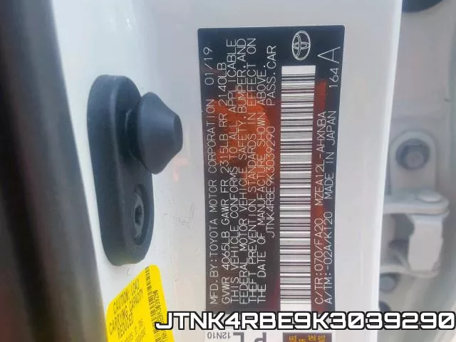 JTNK4RBE9K3039290 фото 2