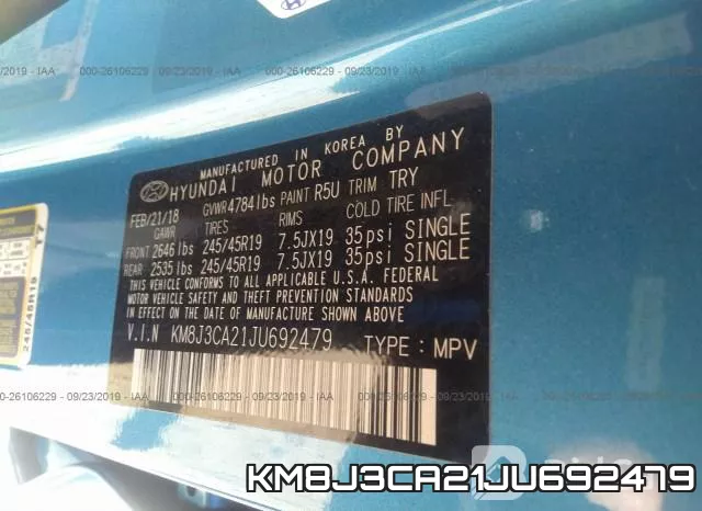 KM8J3CA21JU692479 фото 9