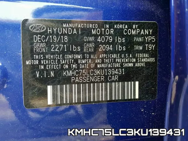 KMHC75LC3KU139431 фото 2