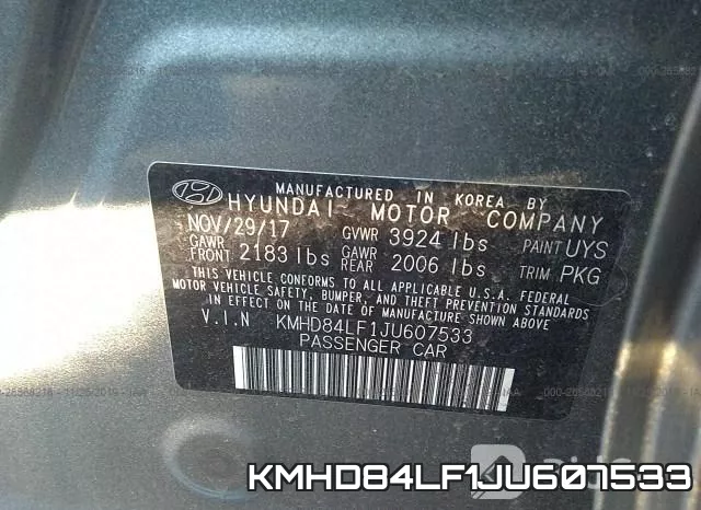 KMHD84LF1JU607533 фото 8