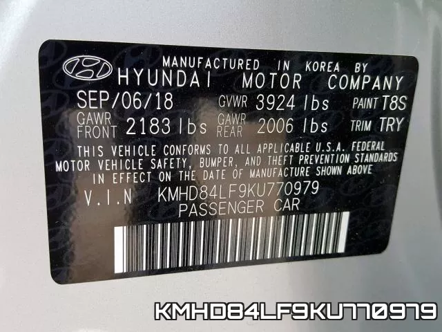 KMHD84LF9KU770979 фото 2