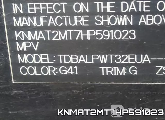 KNMAT2MT7HP591023 фото 10