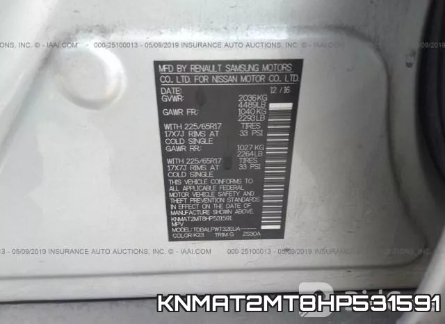 KNMAT2MT8HP531591 фото 9