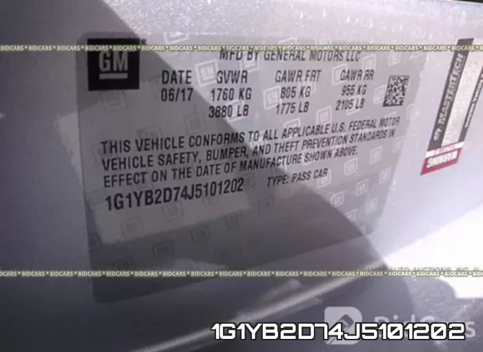 1G1YB2D74J5101202 фото 10