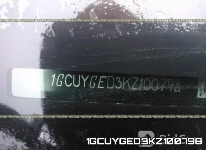 1GCUYGED3KZ100798 фото 10