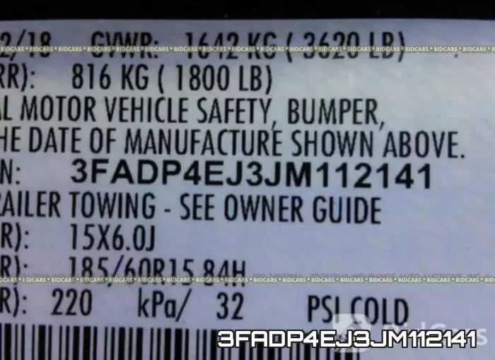 3FADP4EJ3JM112141 фото 10