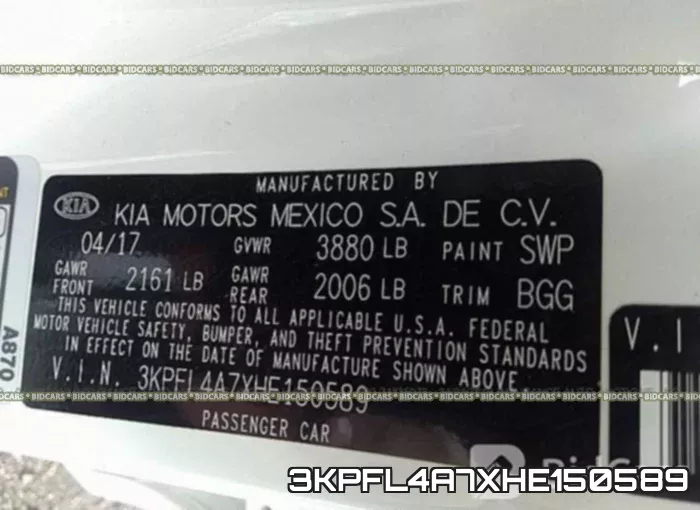 3KPFL4A7XHE150589 фото 10