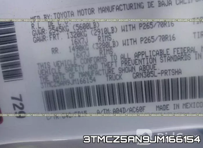 3TMCZ5AN9JM166154 фото 10