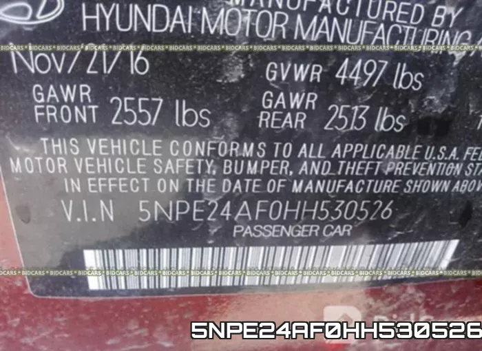 5NPE24AF0HH530526 фото 10