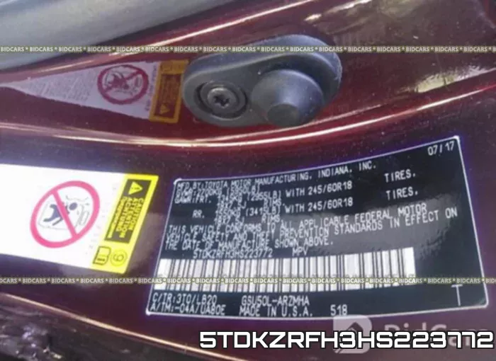 5TDKZRFH3HS223772 фото 10