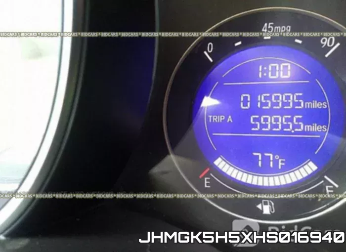 JHMGK5H5XHS016940 фото 8