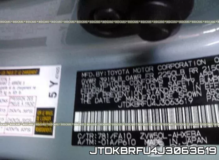 JTDKBRFU4J3063619 фото 10