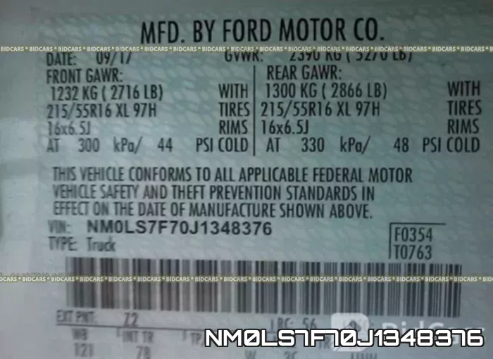 NM0LS7F70J1348376 фото 10