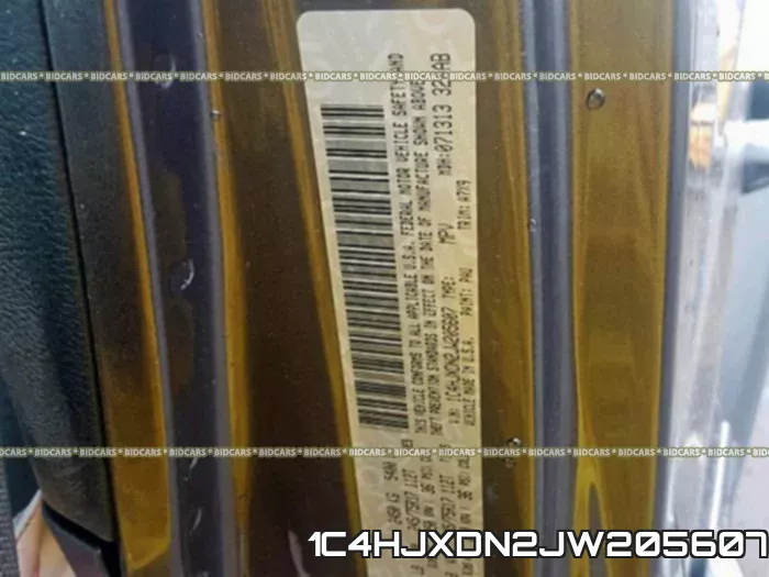 1C4HJXDN2JW205607 фото 2