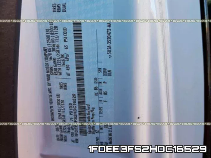 1FDEE3FS2HDC16529 фото 2