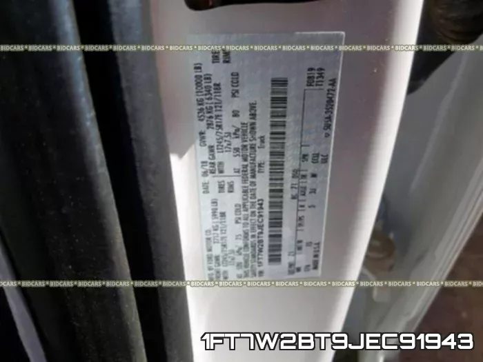 1FT7W2BT9JEC91943 фото 2