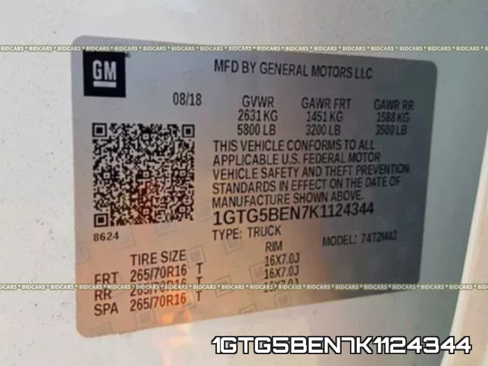 1GTG5BEN7K1124344 фото 2