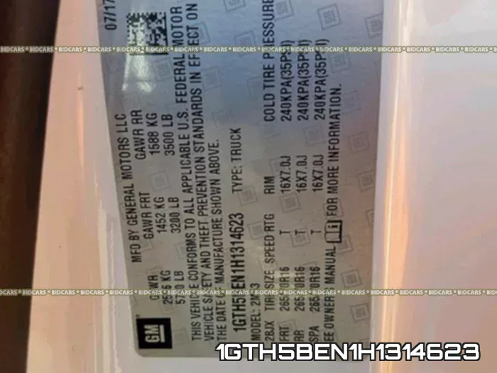 1GTH5BEN1H1314623 фото 2