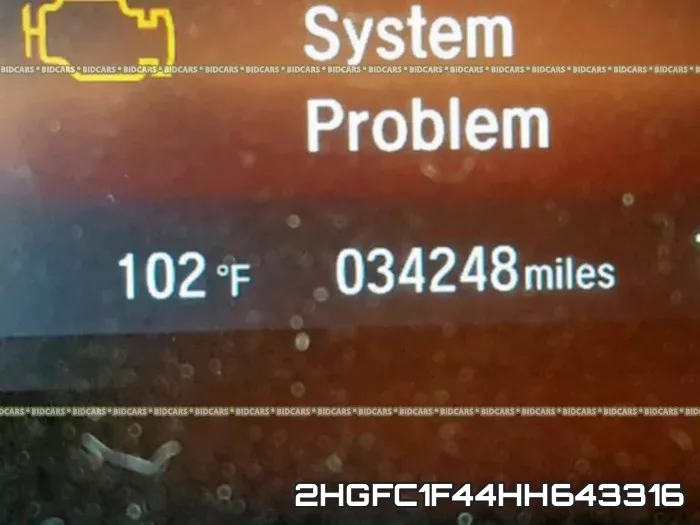 2HGFC1F44HH643316 фото 9