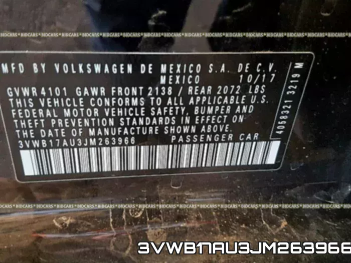 3VWB17AU3JM263966 фото 2