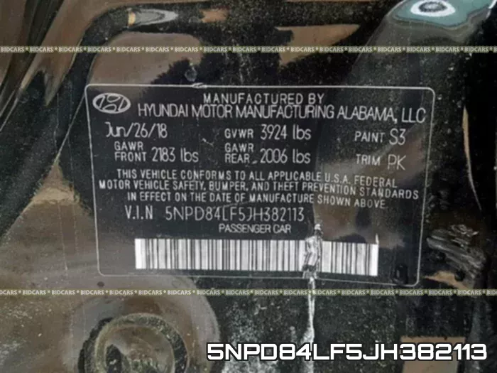 5NPD84LF5JH382113 фото 2