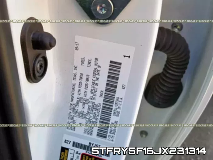5TFRY5F16JX231314 фото 2