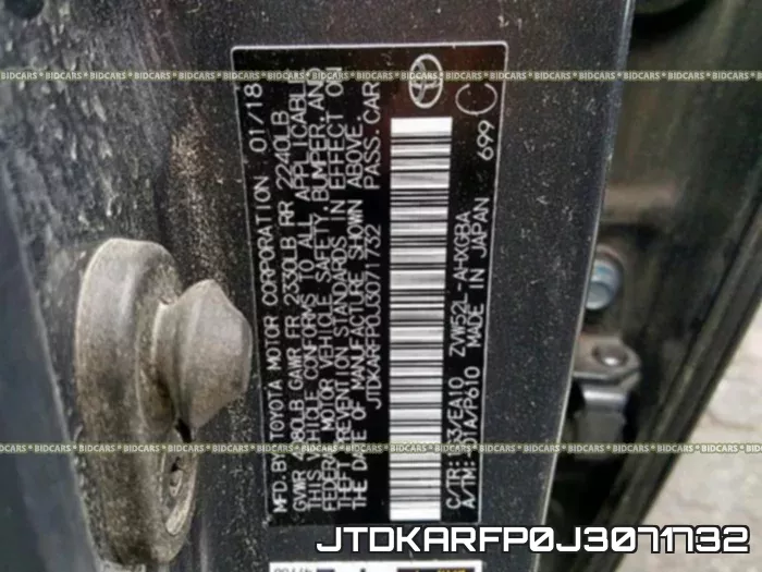 JTDKARFP0J3071732 фото 2
