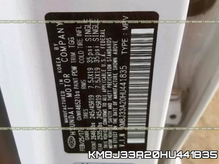 KM8J33A20HU441835 фото 2