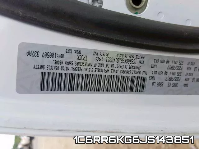 1C6RR6KG6JS143851 фото 2
