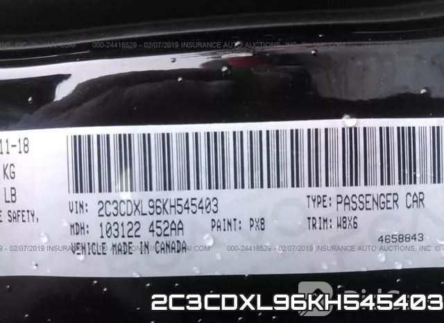 2C3CDXL96KH545403 фото 10
