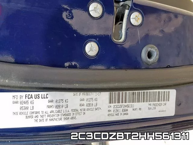 2C3CDZBT2HH561311 фото 2