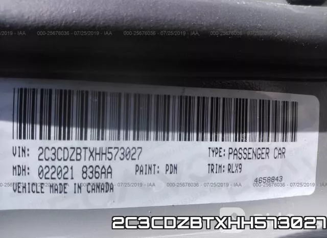 2C3CDZBTXHH573027 фото 10