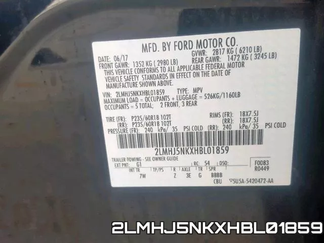 2LMHJ5NKXHBL01859 фото 2