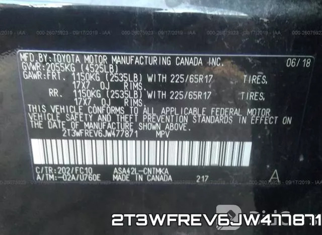 2T3WFREV6JW477871 фото 10