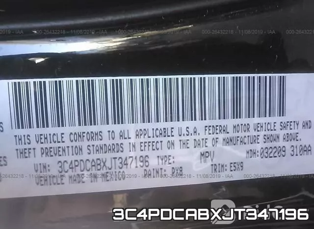 3C4PDCABXJT347196 фото 10