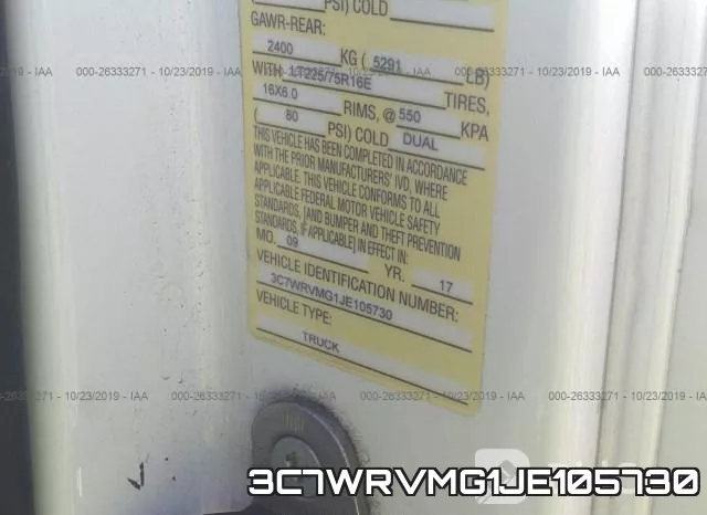 3C7WRVMG1JE105730 фото 10