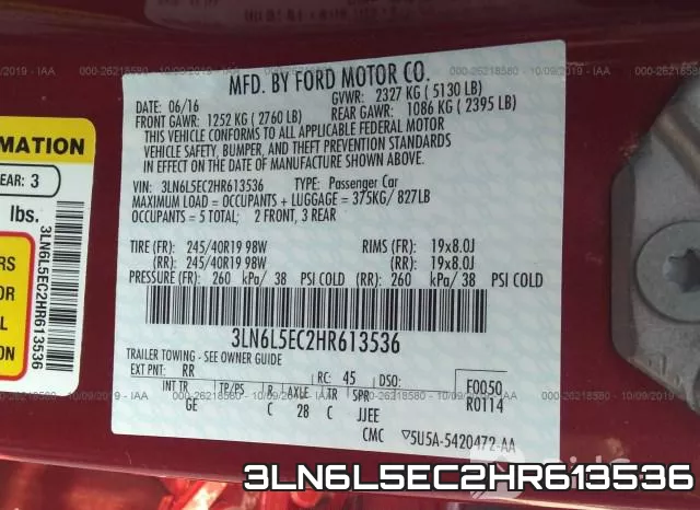 3LN6L5EC2HR613536 фото 10