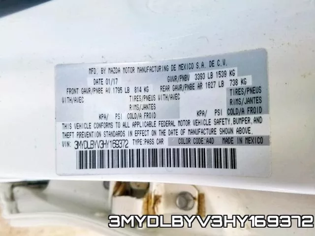 3MYDLBYV3HY169372 фото 2