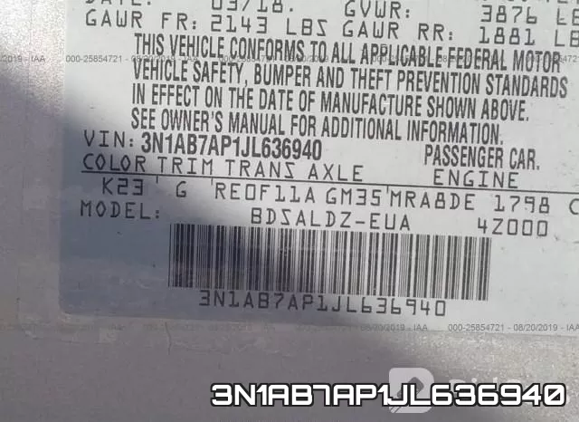 3N1AB7AP1JL636940 фото 10