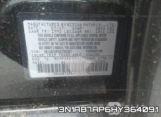 3N1AB7AP6HY364091 фото 10