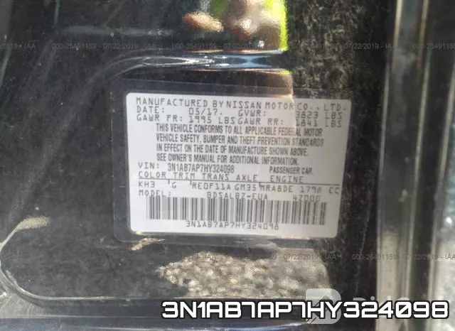 3N1AB7AP7HY324098 фото 9
