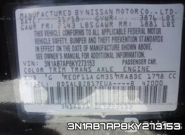 3N1AB7AP8KY273153 фото 10