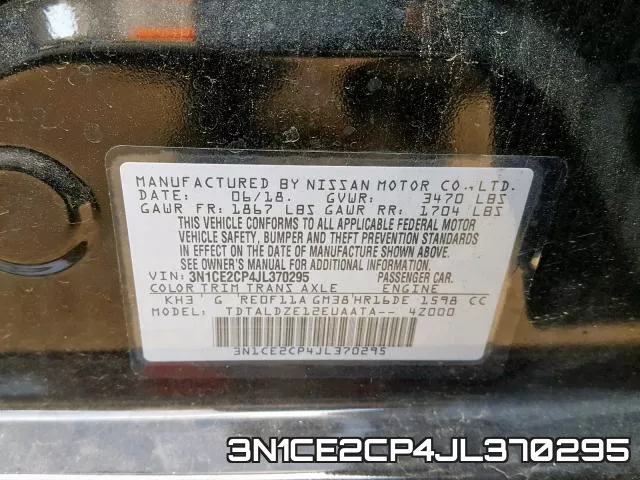 3N1CE2CP4JL370295 фото 2