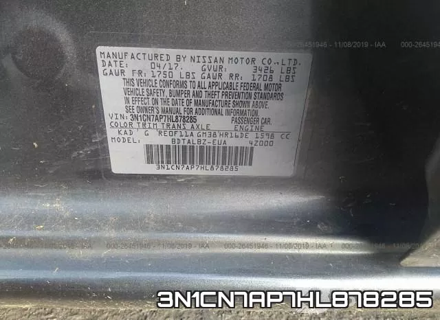 3N1CN7AP7HL878285 фото 10
