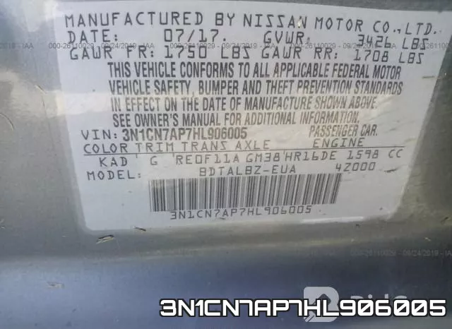 3N1CN7AP7HL906005 фото 10
